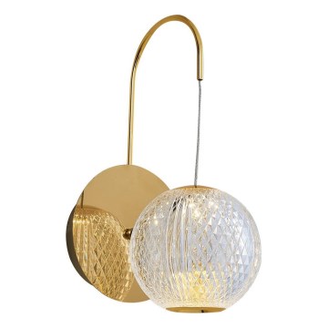 LED-seinävalaisin CREMONA LED/5W/230V 3000K kultainen