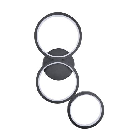 LED-seinävalaisin FLAMENCO LED/23W/230V 4000K musta