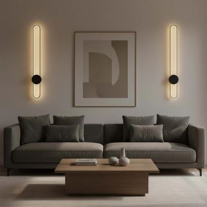 LED-seinävalaisin FLORENTYNA LED/24W/230V 4000K kultainen/musta