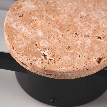 LED-seinävalaisin FLORENTYNA LED/24W/230V 4000K musta/beige