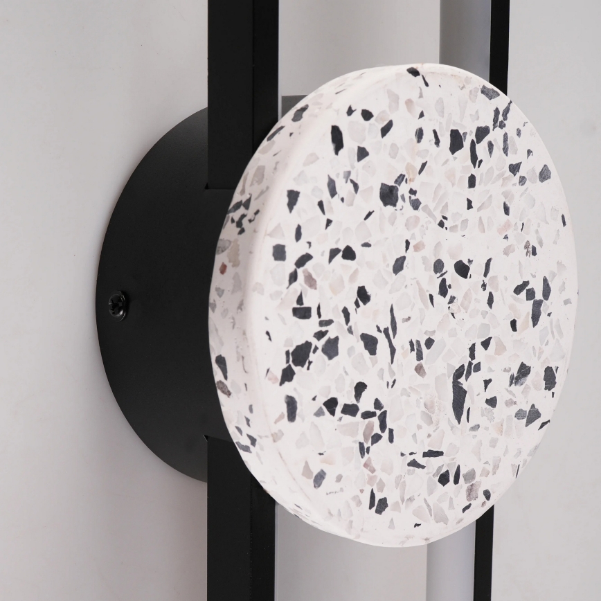 LED-seinävalaisin FLORENTYNA LED/24W/230V 4000K musta/valkoinen