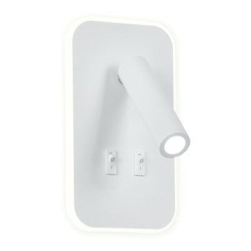 LED-seinävalaisin IRIS LED/14W/230V 3000K valkoinen