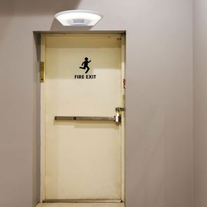 LED-seinävalaisin kylpyhuoneeseen anturilla SAMSUNG CHIP LED/10W/230V 4000K IP54 valkoinen