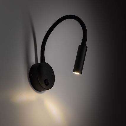 LED-seinävalaisin LAGOS 1xG9/3W/230V 4000K musta