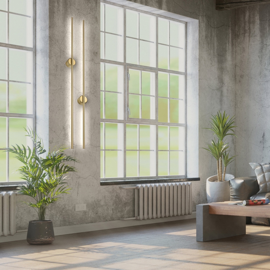 LED-seinävalaisin LANA LED/12W/230V 4000K mattakullanvärinen