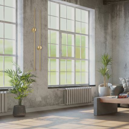 LED-seinävalaisin LANA LED/12W/230V 4000K mattakullanvärinen