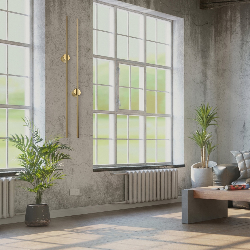 LED-seinävalaisin LANA LED/12W/230V 4000K mattakullanvärinen