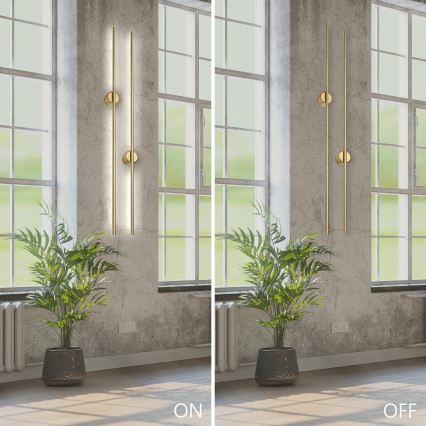 LED-seinävalaisin LANA LED/12W/230V 4000K mattakullanvärinen