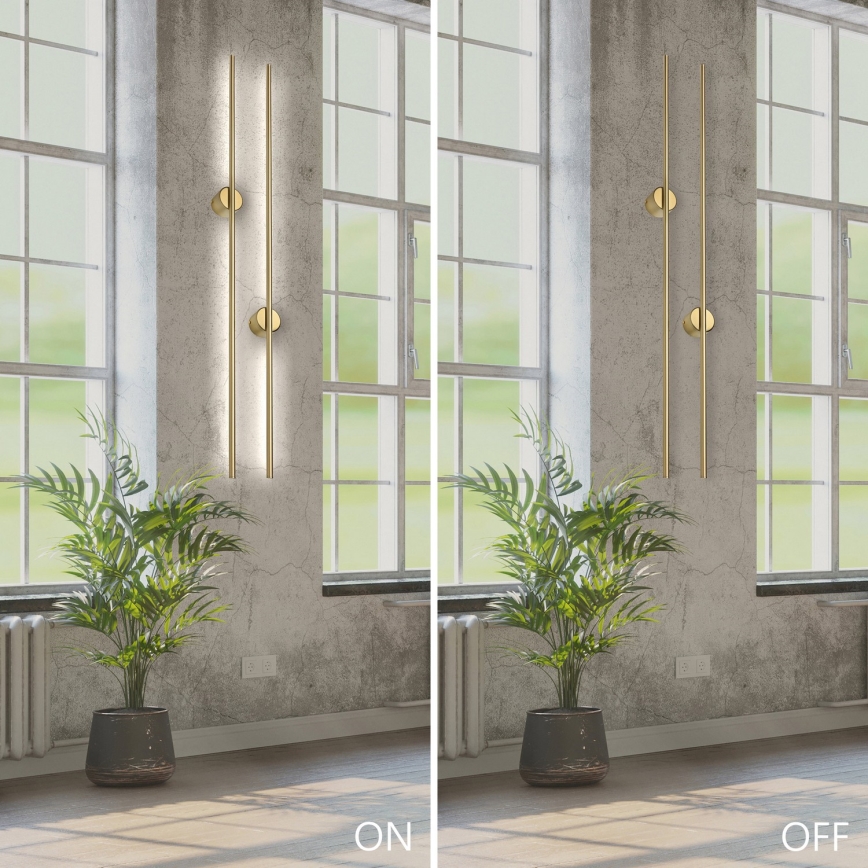 LED-seinävalaisin LANA LED/12W/230V 4000K mattakullanvärinen