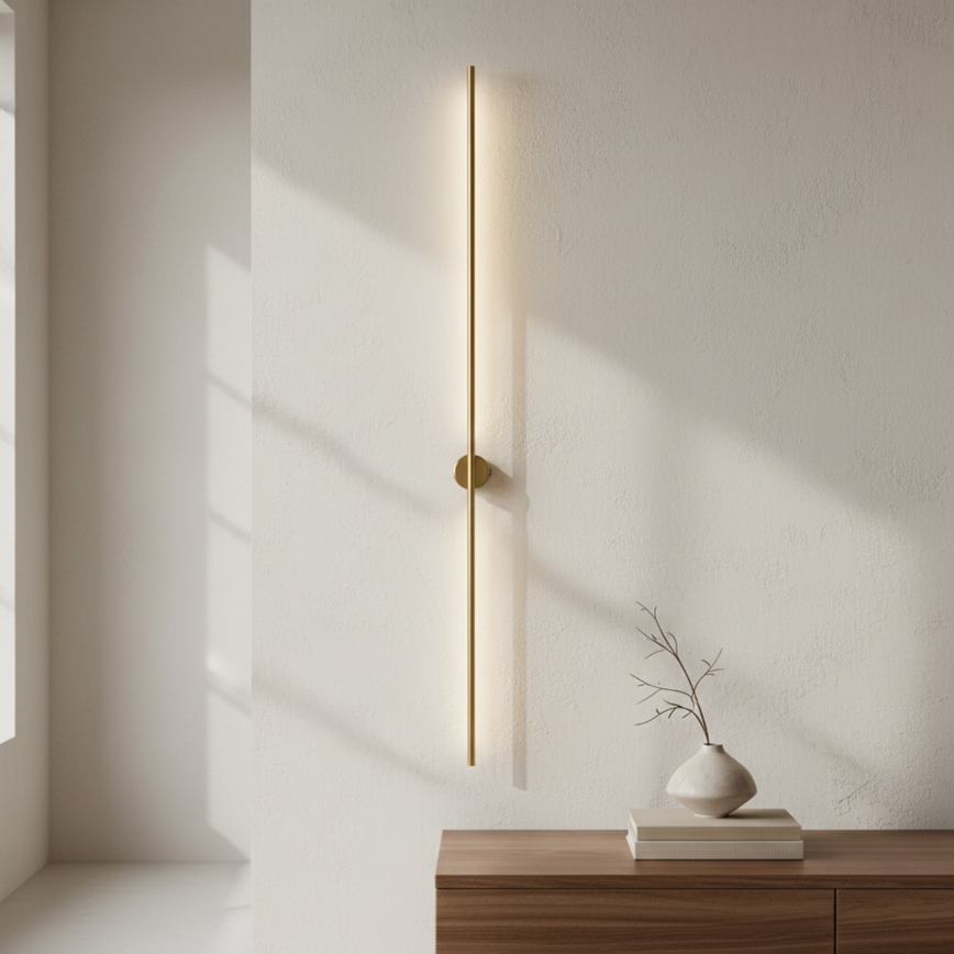 LED-seinävalaisin LANA LED/12W/230V 4000K mattakullanvärinen