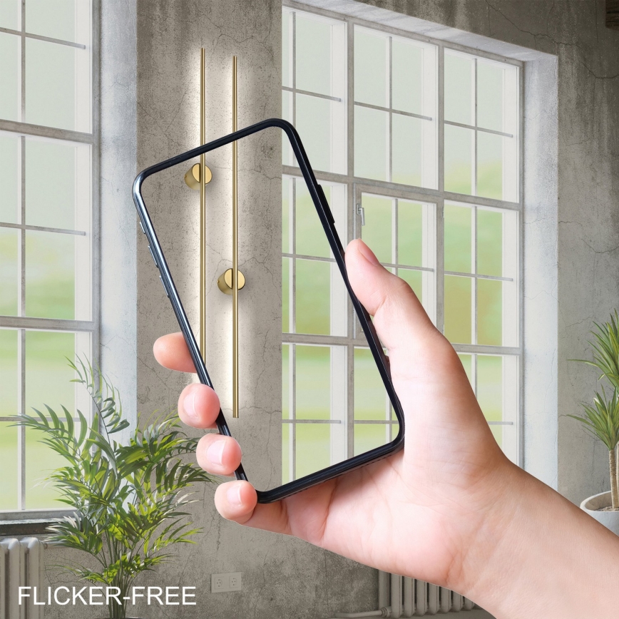 LED-seinävalaisin LANA LED/12W/230V 4000K mattakullanvärinen