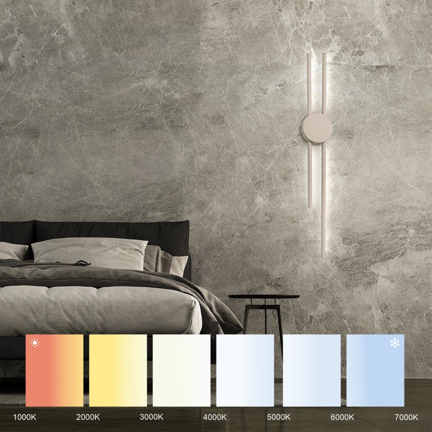 LED-seinävalaisin LANA LED/15W/230V 4000K beige