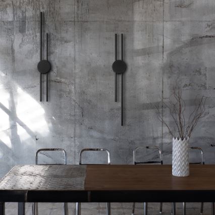 LED-seinävalaisin LANA LED/15W/230V 4000K musta