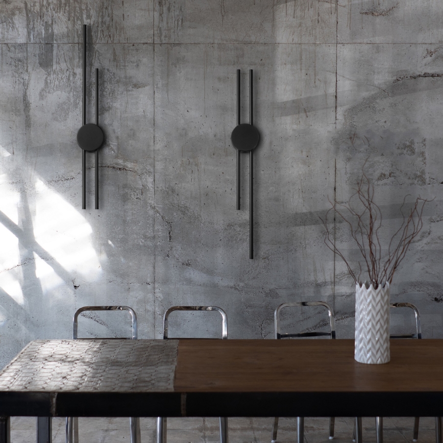 LED-seinävalaisin LANA LED/15W/230V 4000K musta