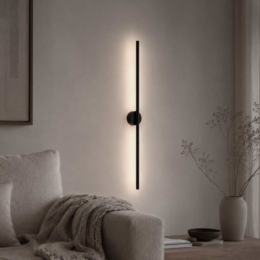 LED-seinävalaisin LANA LED/7W/230V 4000K musta