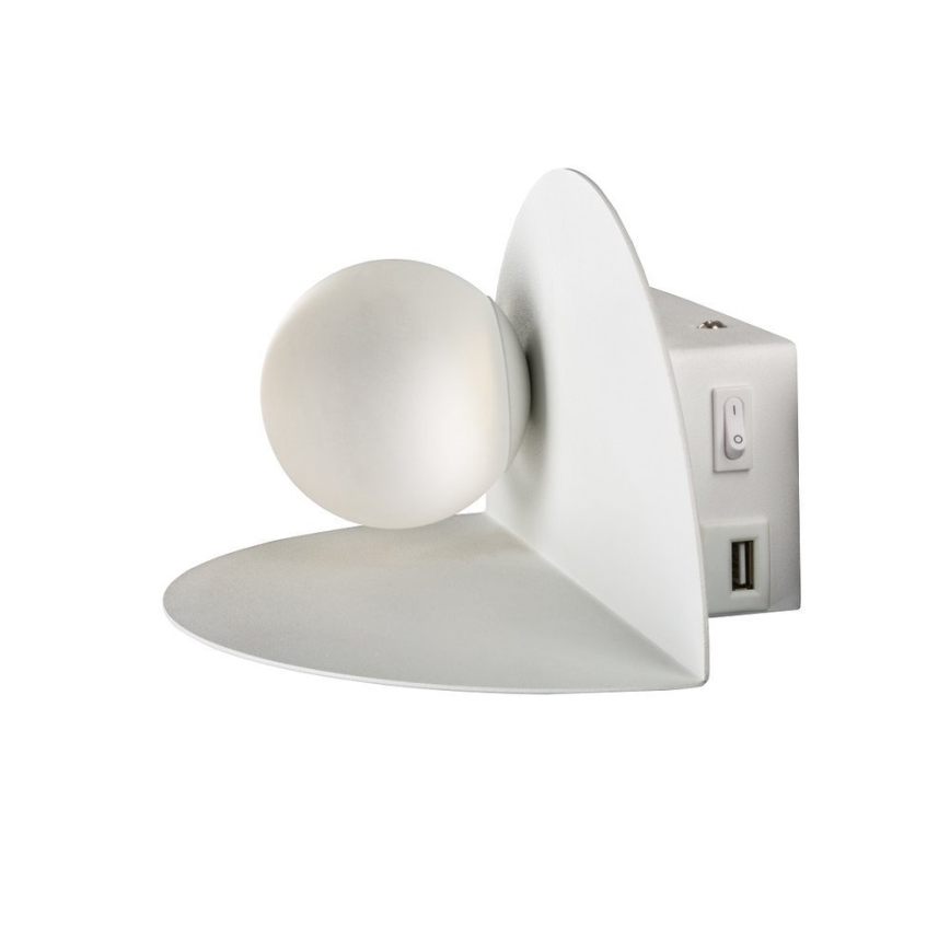 LED-seinävalaisin laturilla ZENIT LED/4W/230V