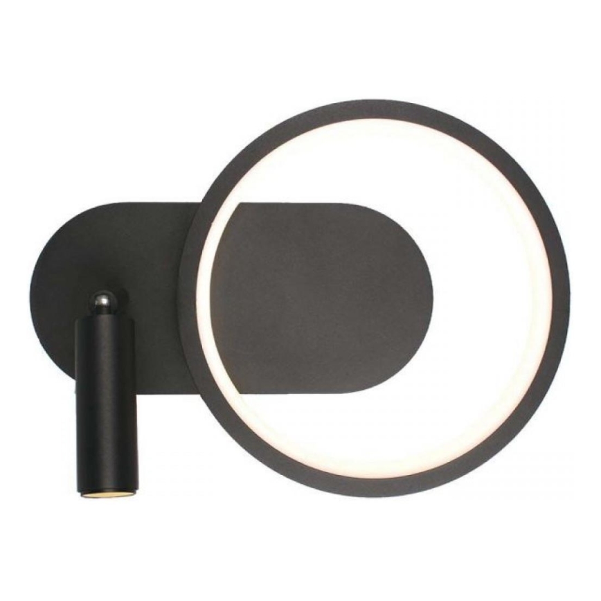 LED-seinävalaisin LED/14W/230V 4000K musta