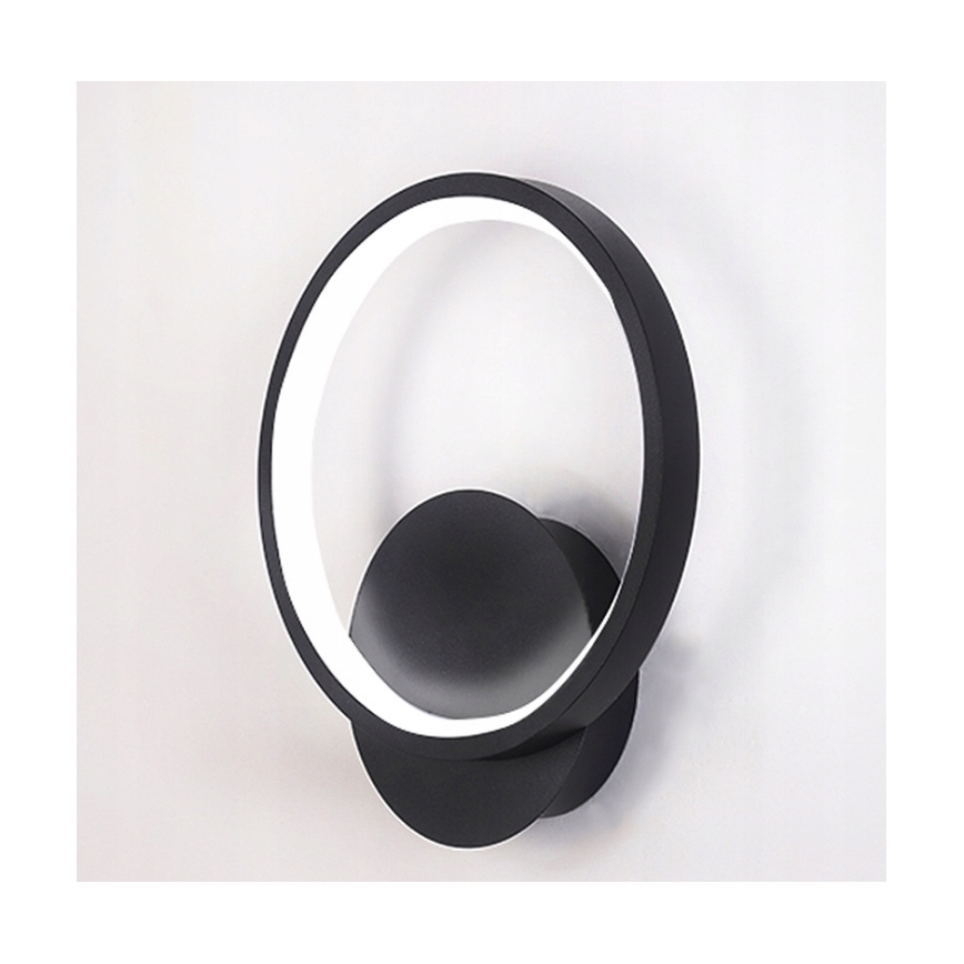 LED-seinävalaisin LED/14W/230V musta