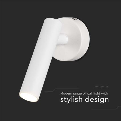 LED-seinävalaisin LED/2W/230V 3000K valkoinen