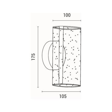 LED-seinävalaisin LED/8W/230V 3000K