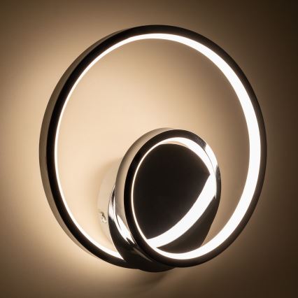 LED-seinävalaisin LUCERO LED/13W/230V kiiltävä kromi