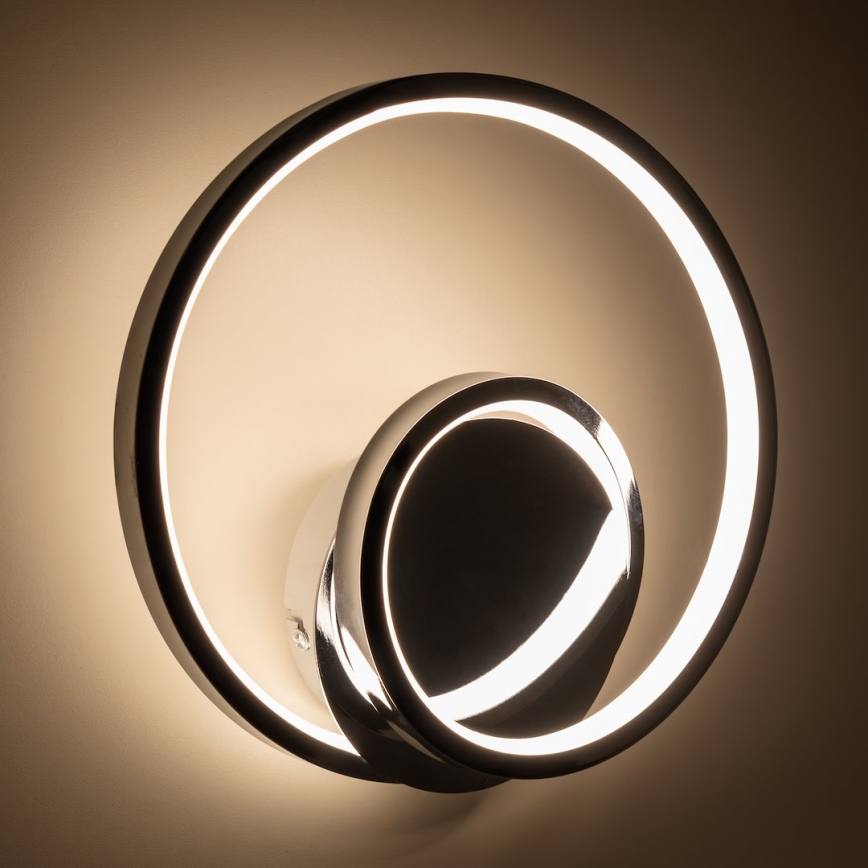 LED-seinävalaisin LUCERO LED/13W/230V kiiltävä kromi