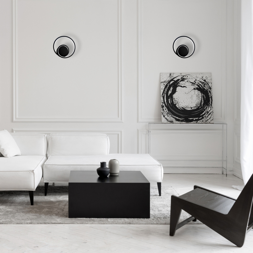 LED-seinävalaisin LUCERO LED/13W/230V musta