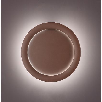 LED-seinävalaisin PALERMO LED/16W/230V ruskea