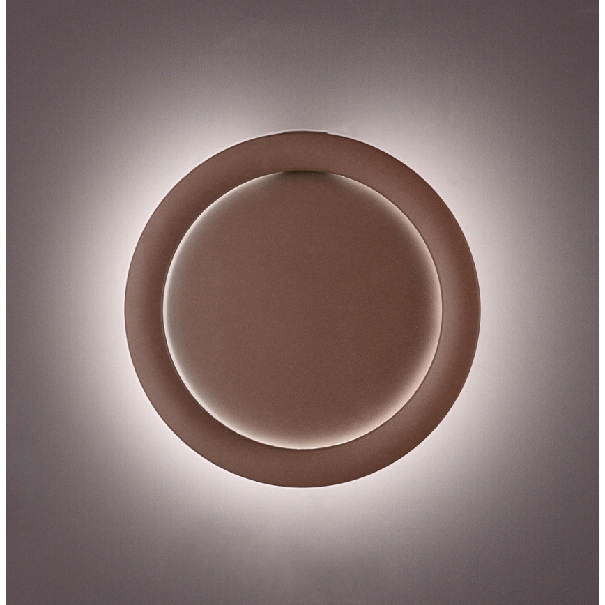 LED-seinävalaisin PALERMO LED/16W/230V ruskea