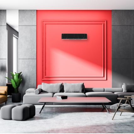 LED-seinävalaisin PIERCE LED/12W/230V 30 cm musta