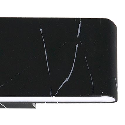 LED-seinävalaisin PIERCE LED/12W/230V 30 cm musta