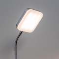 LED-seinävalaisin pistorasiaan LED/3,2W/230V kiiltävä kromi