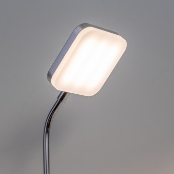 LED-seinävalaisin pistorasiaan LED/3,2W/230V kiiltävä kromi