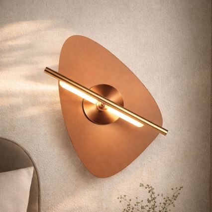 LED-seinävalaisin RELAX LED/5W/230V kullanvärinen/savunruskea
