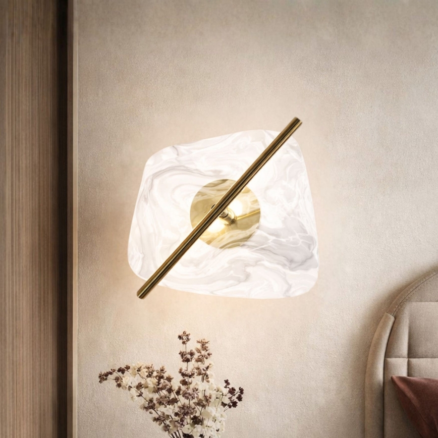LED-seinävalaisin RELAX LED/5W/230V kultainen/valkoinen