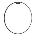 LED-seinävalaisin SATURNO LED/46W/230V halkaisija 80 cm IP44 musta