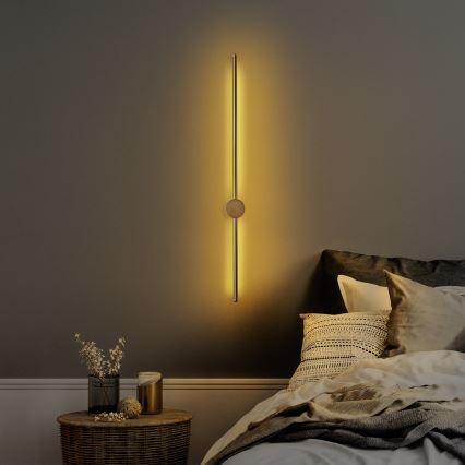 LED-seinävalaisin SWORD LED/13W/230V 3000K mattakultainen