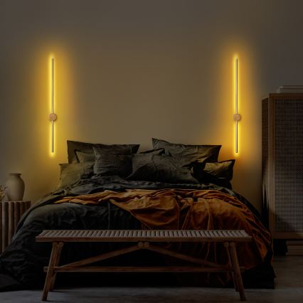LED-seinävalaisin SWORD LED/13W/230V 3000K mattakultainen