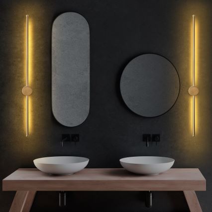LED-seinävalaisin SWORD LED/13W/230V 3000K mattakultainen