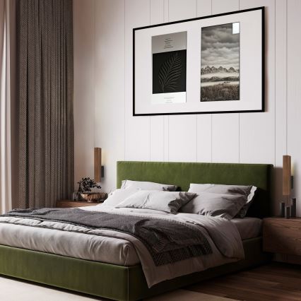 LED-seinävalaisin TEO LED/3W/230V 3000K saksanpähkinä