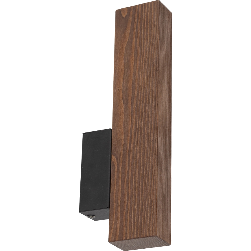 LED-seinävalaisin TEO LED/3W/230V 3000K saksanpähkinä