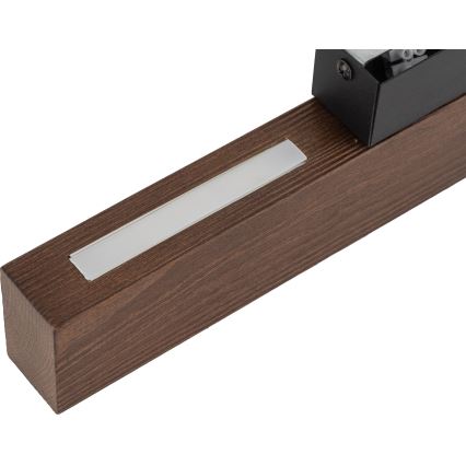 LED-seinävalaisin TEO LED/3W/230V 3000K saksanpähkinä