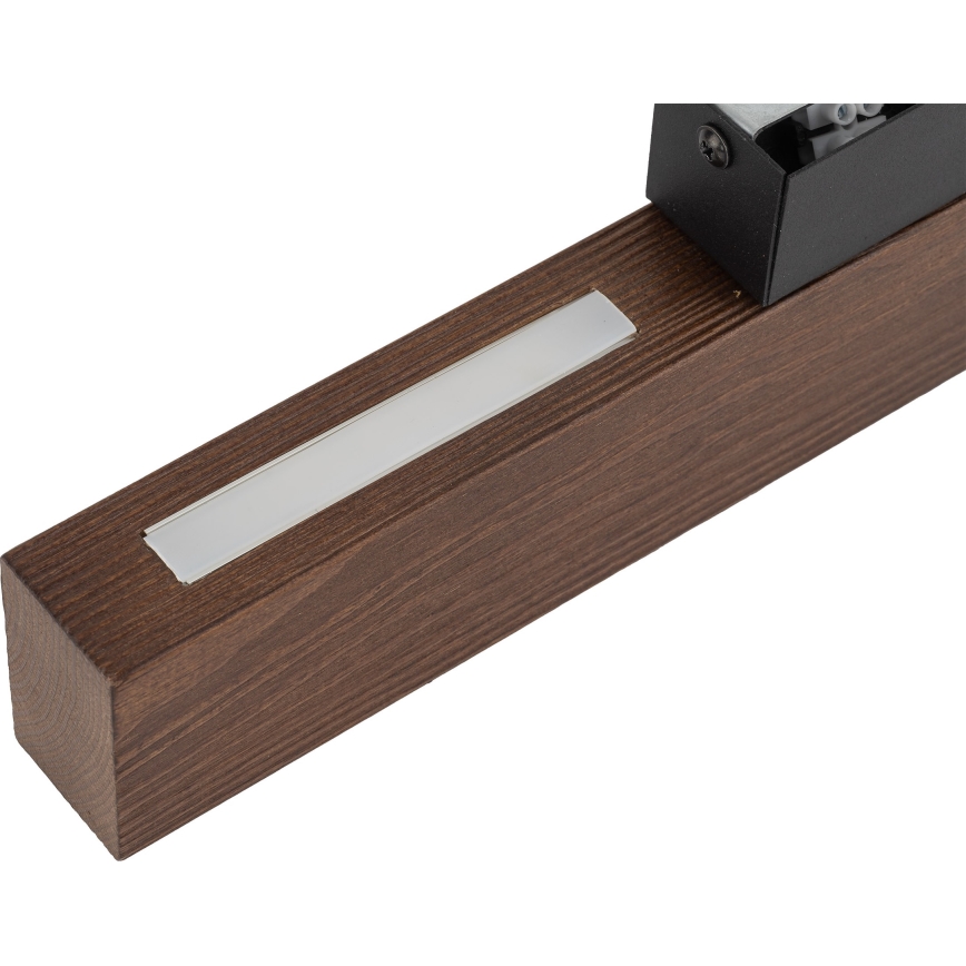 LED-seinävalaisin TEO LED/3W/230V 3000K saksanpähkinä