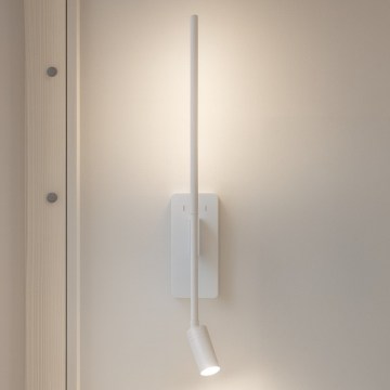 LED-seinävalaisin TORCH LED/6W/230V + LED/3W valkoinen