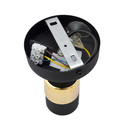 LED-seinävalaisin TUBSSON 1xGU10/4,8W/230V musta/kulta