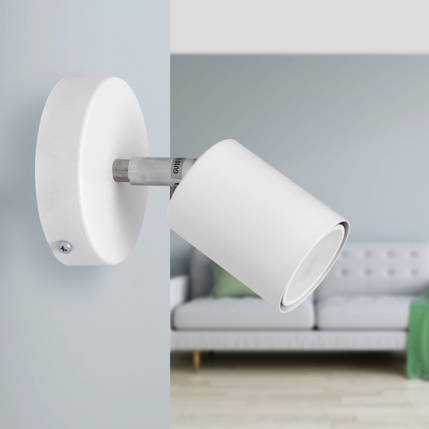 LED-seinävalaisin TUNE 1xGU10/4,8W/230V valkoinen
