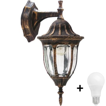 LED-seinävalaisin ulkokäyttöön FLORENCJA 1xE27/10W/230V IP43