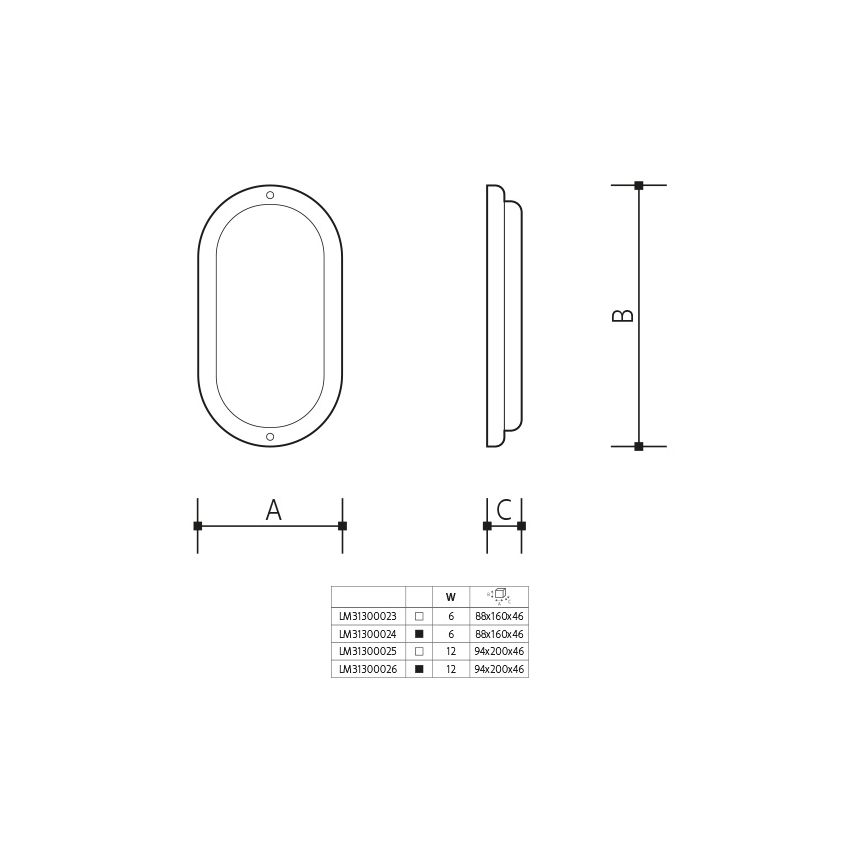 LED-seinävalaisin ulkokäyttöön LED/6W/230V IP54 musta
