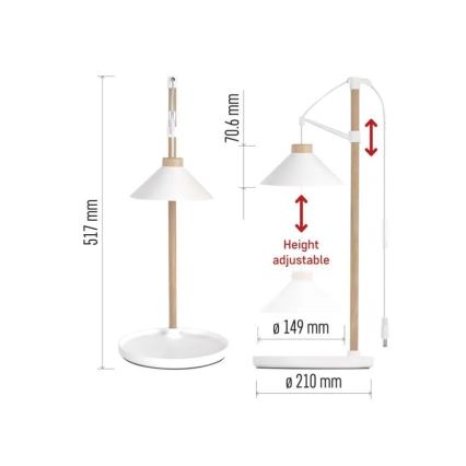 LED-sisäkasvilamppu kasvien kasvatukseen GROW LED/7W/5V