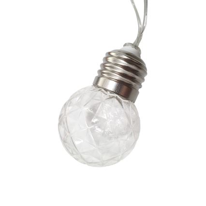 LED Solar ulko ketju 10xLED/1,2V 300 mAh 2,2 m IP44